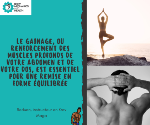 le gainage des muscles profonds est essentiel pour une remise en forme équilibré 