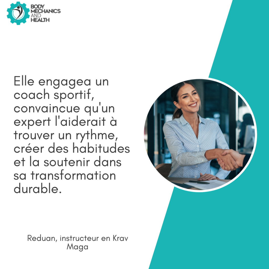 Un coach sportif motivateur extérieur 